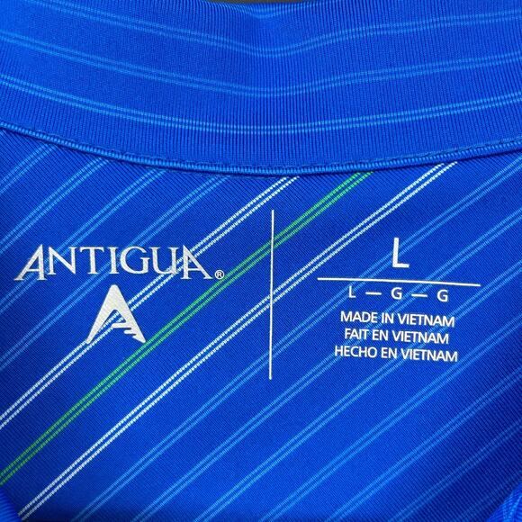 Antigua short sleeve golf polo size large - Picture 6 of 8